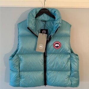 NWT - Canada Goose Cypress Packable 750 Fill Power Down Vest in Boulevard Blue